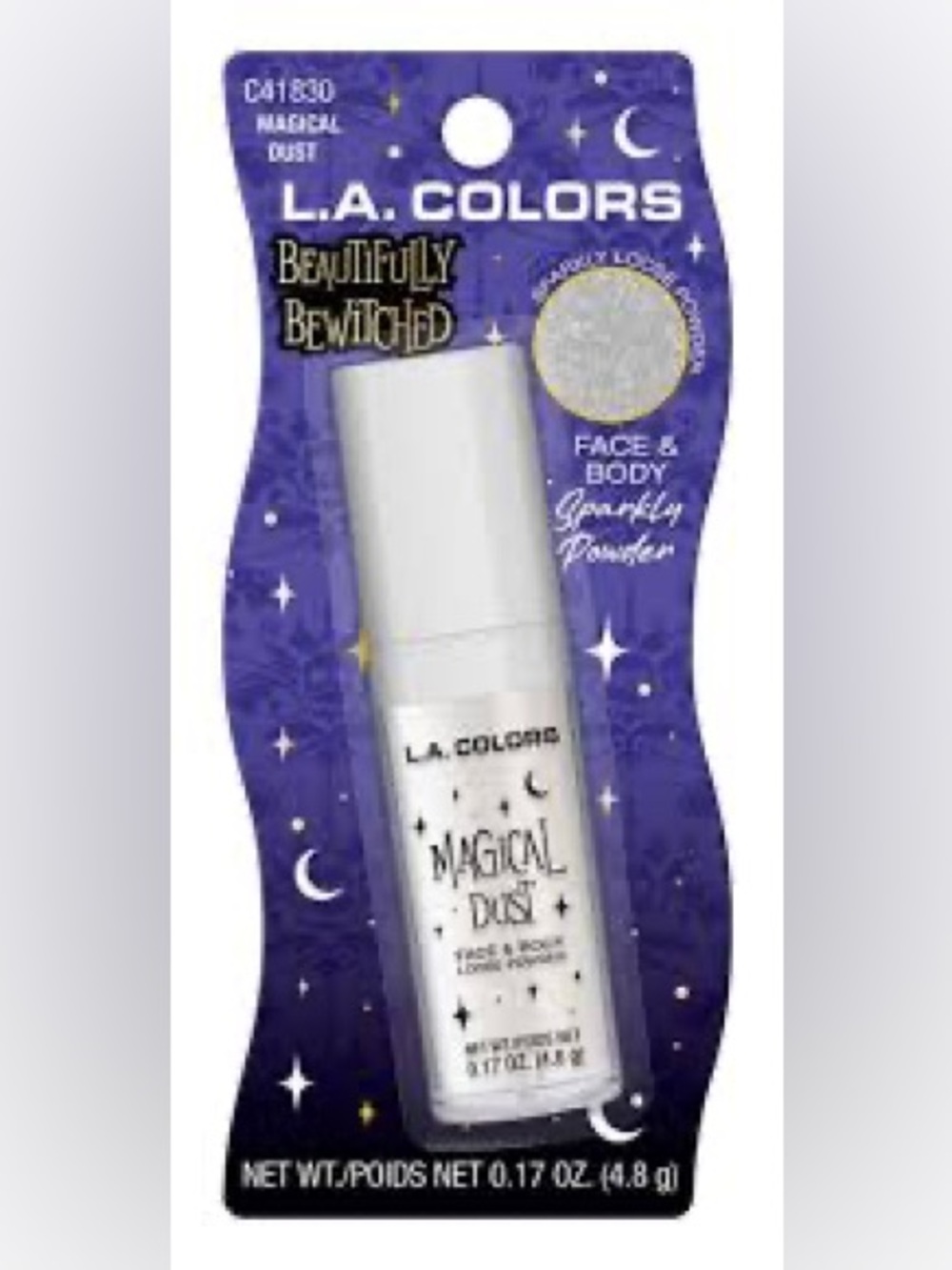 L.A. Colors Beautifully Bewitched "Magical Dust" Face & Body Sparkly Powder